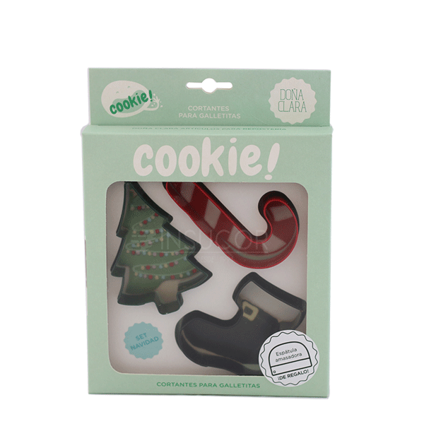 MOLDE COR. SET NAVIDAD DOÑA CLARA X 3 UN